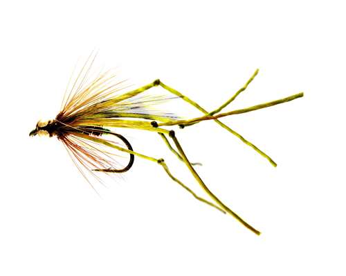Size 10/12 Fishing 18 Natural Detached & Standard Daddy Long Legs Trout Flies 