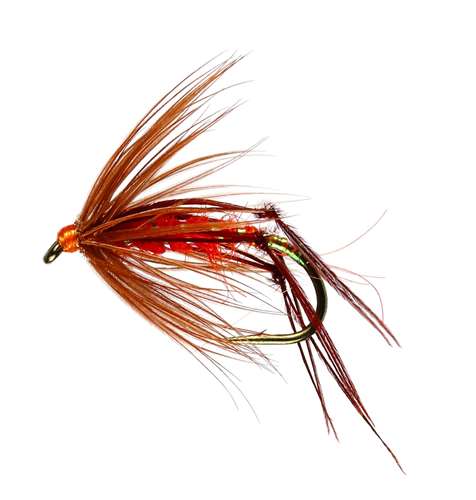 Caledonia Flies Orange Hopper #12 Fishing Fly Barbed Dry Fly