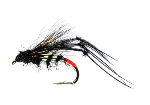Caledonia Flies Harray Black Hopper #12 Fishing Fly