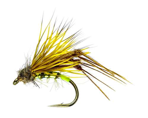 Caledonia Flies Harray Olive Hopper #12 Fishing Fly
