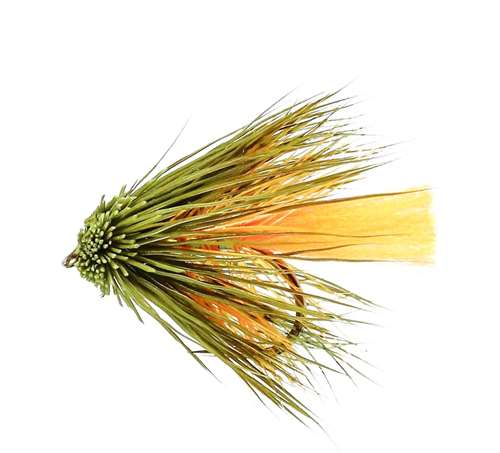 Caledonia Flies Muddler Peach #10 Fishing Fly Barbed Lure or Streamer Fly