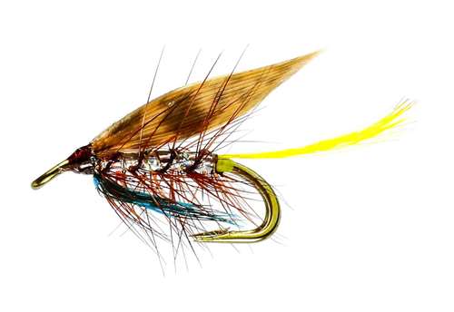 Caledonia Flies Silver Invicta Sea Trout Double #12 Fishing Fly