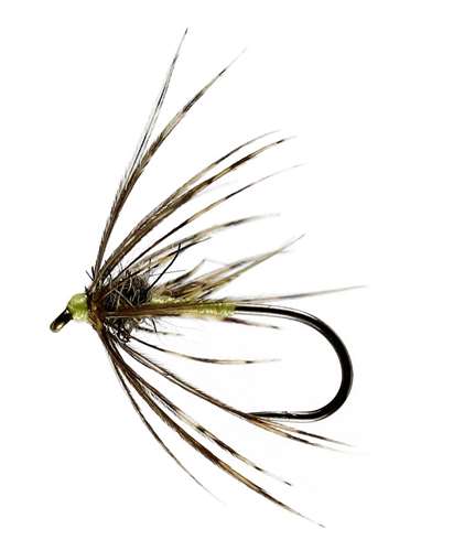 Caledonia Flies Partridge & Yellow Spider Barbless #14 Fishing Fly