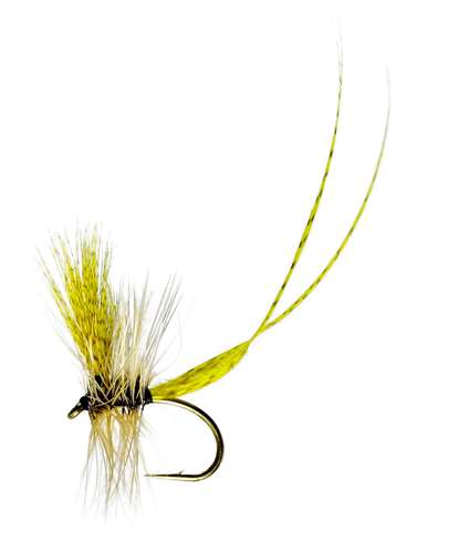 Caledonia Flies Twin F Mayfly Dry #10 Fishing Fly Barbed