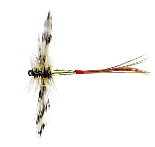 Caledonia Flies Mirage Spent Male Mayfly Dry #10 Fishing Fly