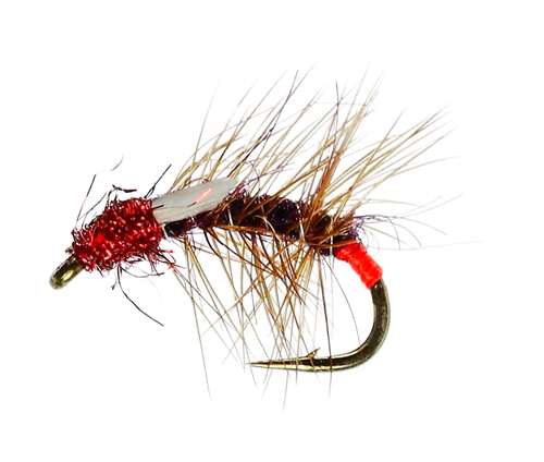 Caledonia Flies Claret Holo Snatcher #12 Fishing Fly