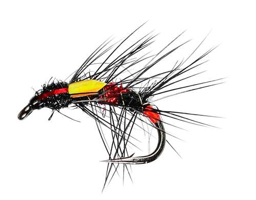 Caledonia Flies Black Holo Snatcher #12 Fishing Fly