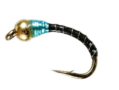 Caledonia Flies Big Beaded Buzzer #10 Fishing Fly Barbed Nymph Fly