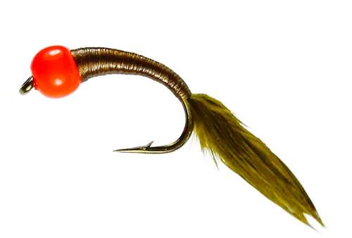 Caledonia Flies Olive Bungee Buzzer #10 Fishing Fly
