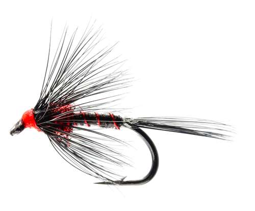 Caledonia Flies Red Quill Cruncher (Unweighted) Barbless #12 Fishing Fly