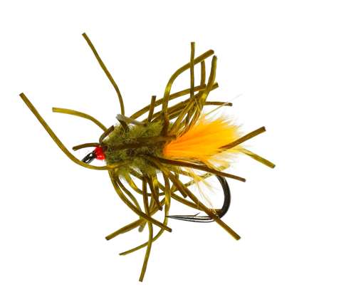 Caledonia Flies The Thing Olive Creeper (Unweighted) #10 Fishing Fly