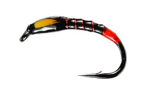Caledonia Flies Red Holographic Epoxy #12 Fishing Fly