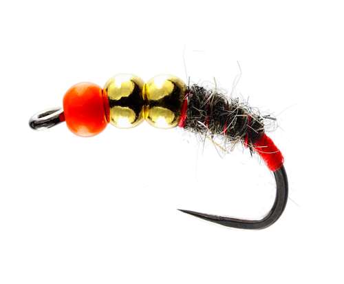 Caledonia Flies Tri Bead Bomber Barbless #12 Fishing Fly
