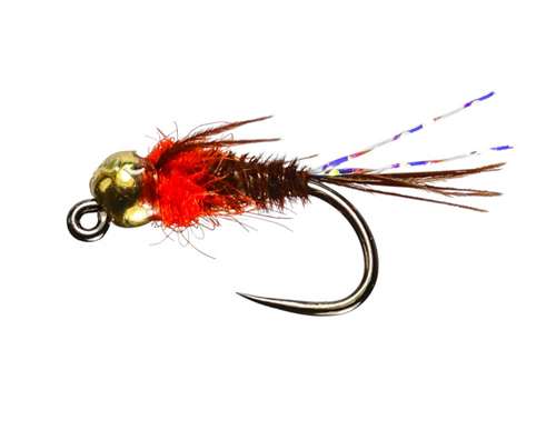 Caledonia Flies Borders Ptn Tungsten Bead Barbless #12 Fishing Fly