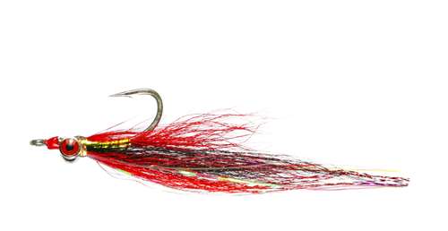Caledonia Flies Saltwater Red Clouser #2 Fishing Fly