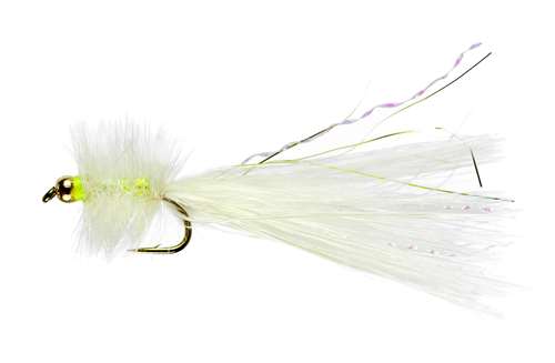 Caledonia Flies Wsw White #10 Fishing Fly Barbed Nymph Fly