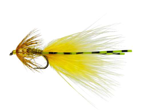 Caledonia Flies Sunburst Damsel #10 Fishing Fly Barbed Nymph Fly