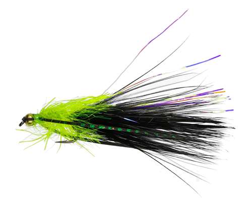 Caledonia Flies Black Chrome Cat #10 Fishing Fly Barbed Nymph Fly
