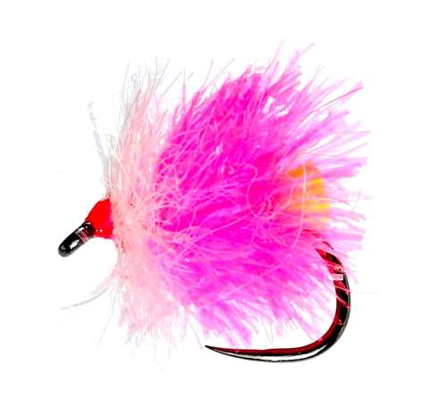 Caledonia Flies Fab Pink Blob Barbless #10 Fishing Fly
