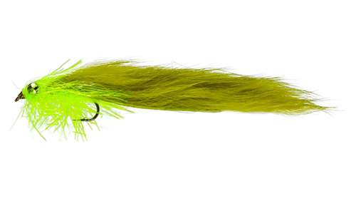 Caledonia Flies Olive Cat Leech Long Shank #10 Fishing Fly