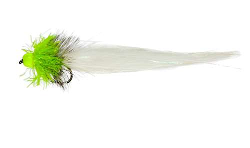 Caledonia Flies White Hotty #8 Fishing Fly Barbed Nymph Fly