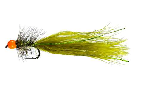 Caledonia Flies Red Damsel Hotty #8 Fishing Fly Barbed Nymph Fly