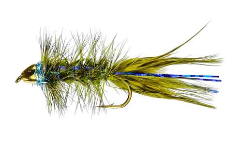 Caledonia Flies Bullet Booger Olive #10 Fishing Fly