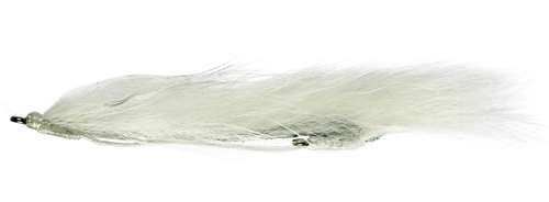 Caledonia Flies White Stinger Fry #10 Fishing Fly Barbed Lure or Streamer Fly
