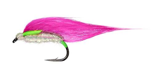 Caledonia Flies Pink Zonker #10 Fishing Fly Barbed Lure or Streamer Fly