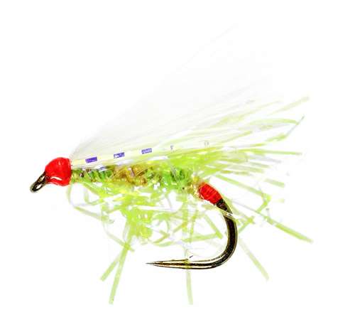 Caledonia Flies White Nuke #10 Fishing Fly Barbed Lure or Streamer Fly
