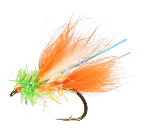 Caledonia Flies Orange Cat #10 Fishing Fly Barbed Lure or Streamer Fly