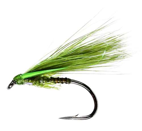 Caledonia Flies Olive Cormorant #10 Fishing Fly Barbed Lure or Streamer Fly