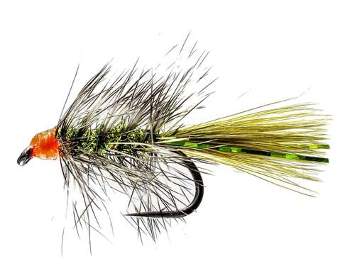 Caledonia Flies Stu's Olive #10 Fishing Fly Barbed Lure or Streamer Fly