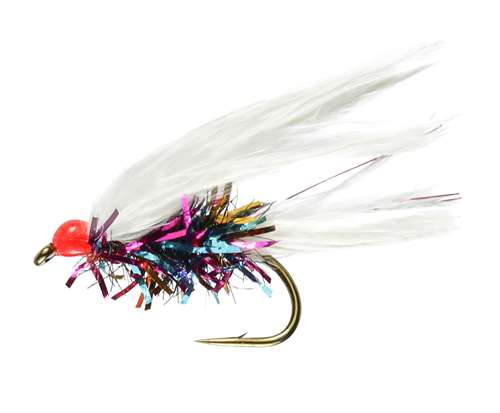 Caledonia Flies White Razzle Cat #10 Fishing Fly Barbed Lure or Streamer Fly