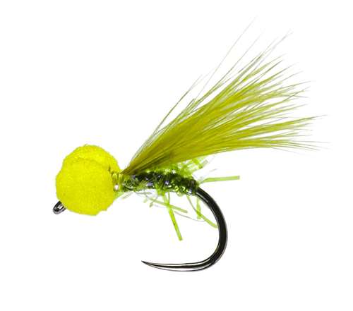 Caledonia Flies Olive Booby Barbless #10 Fishing Fly