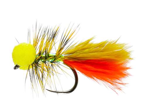 Caledonia Flies Dawson's Olive Booby Barbless #10 Fishing Fly