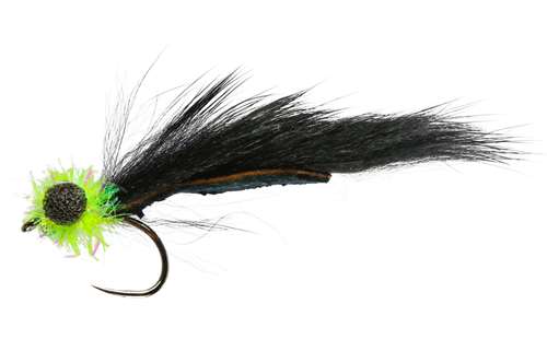 Caledonia Flies Black Fry Booby Barbless #10 Fishing Fly