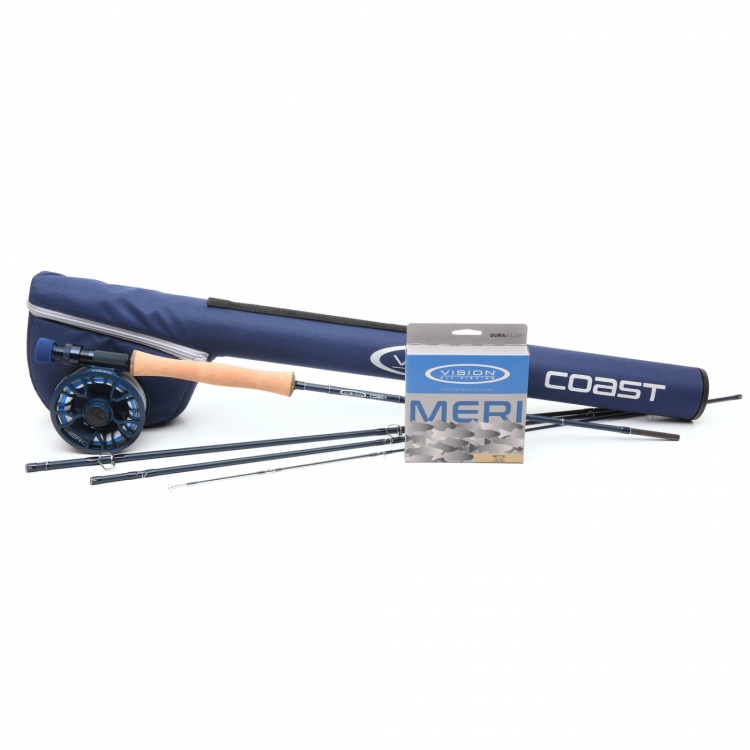 Vision Outfit Coast Fly Kit 9 Foot #7 For Fly Fishing