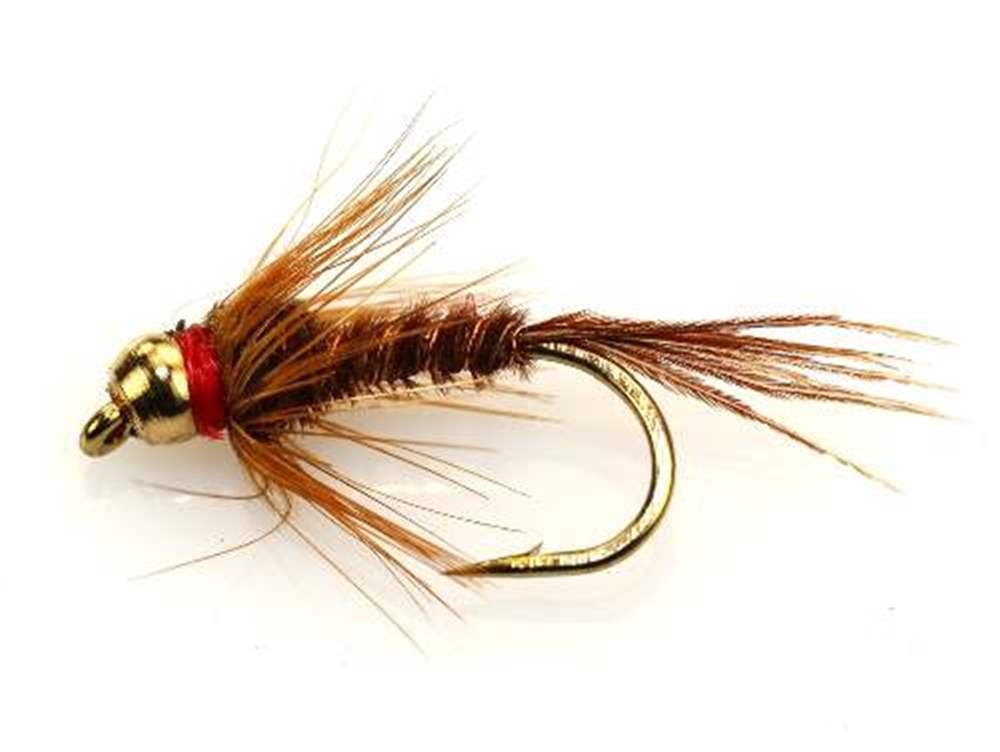 1 DOZEN BLACK BROWN RIBBED TUNGSTEN HEAD NYMPHS FOR FLY FISHING-TUNG 443 