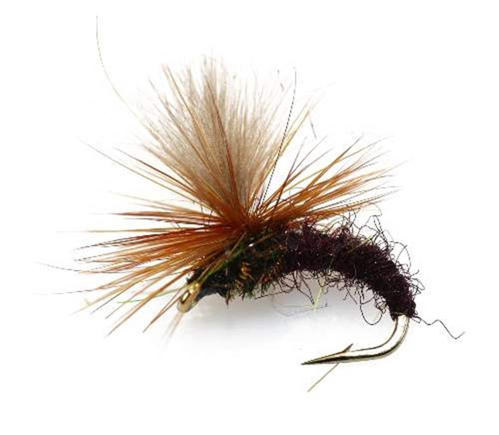 3 x CDC CLARET HIGH RIDER SEDGE DRY TROUT FLIES Sizes 10,12 Available