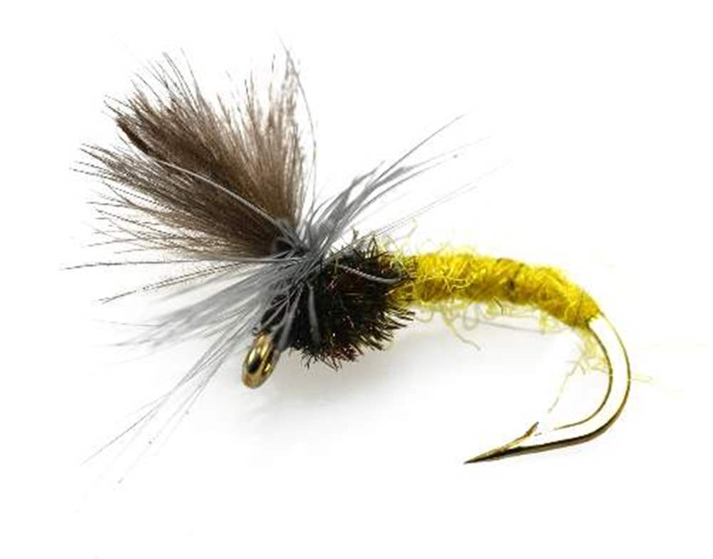 OLIVE KLINKHAMMER Dry Trout & Grayling fly Fishing flies by Dragonflies 
