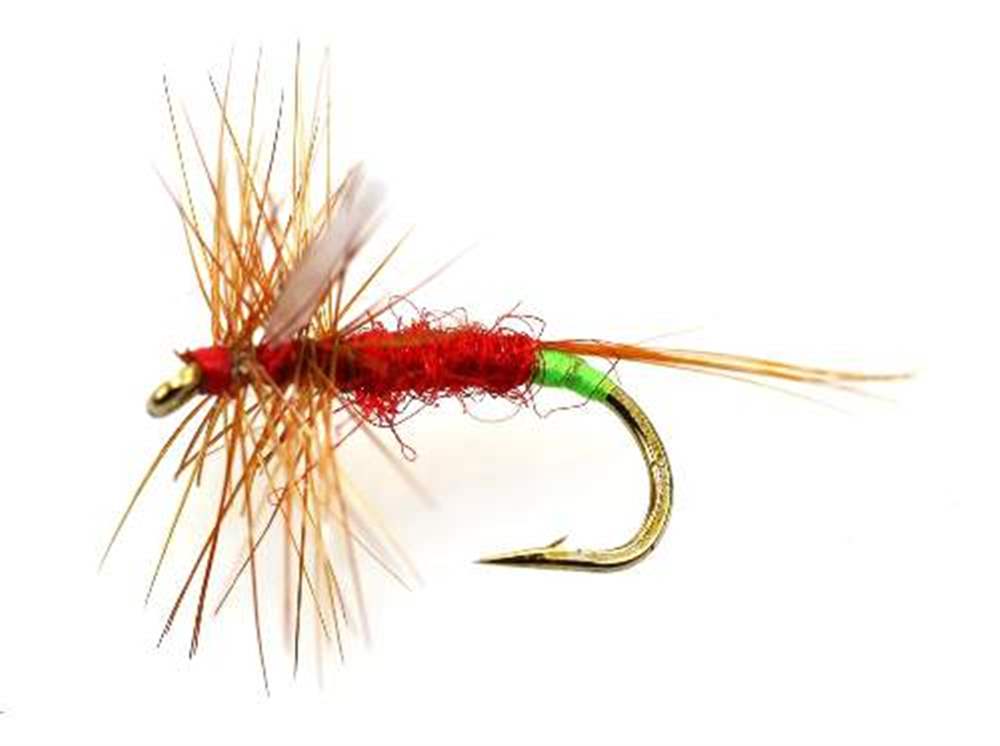 The Essential Fly Hot-Spot Spinner Green Fishing Fly