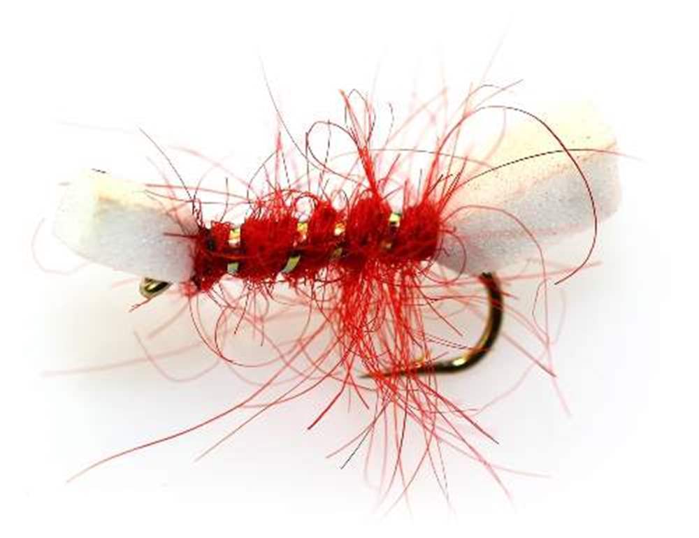 The Essential Fly Sugar Lump Buzzer Foam Red Fishing Fly