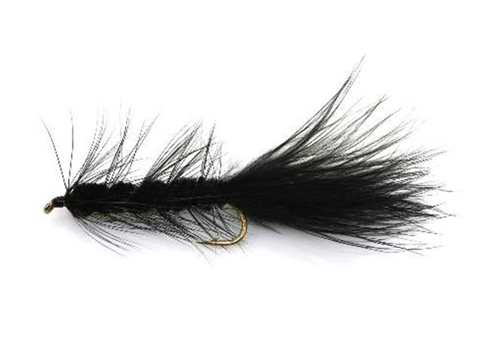 The Essential Fly Woolly Bugger Black Fishing Fly