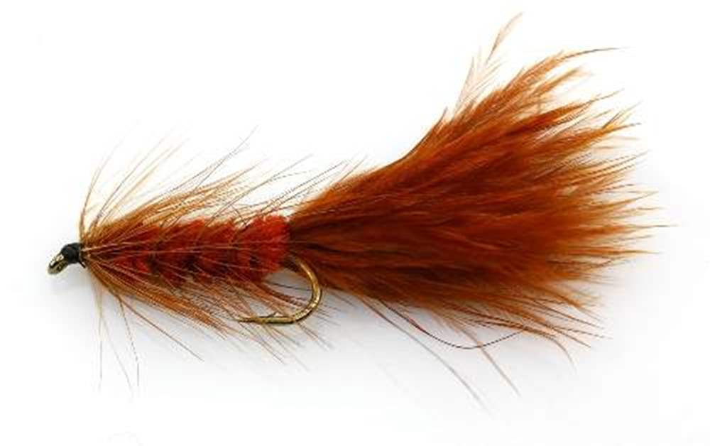 The Essential Fly Woolly Bugger Brown Fishing Fly