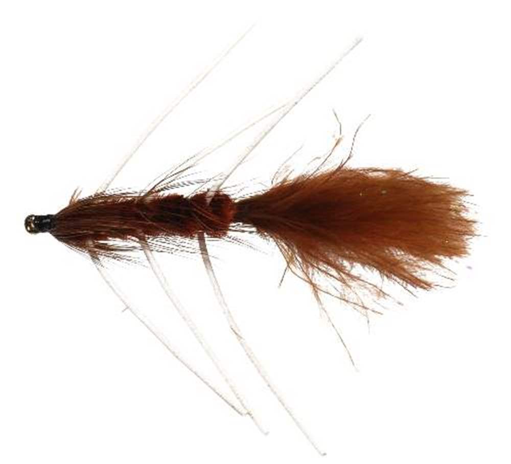 The Essential Fly Large Bh Woolly Bugger Legged Brown Fishing Fly