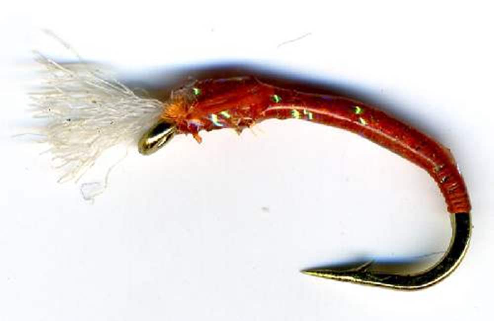 The Essential Fly 3D Glass Epoxy Buzzer Orange Fishing Fly