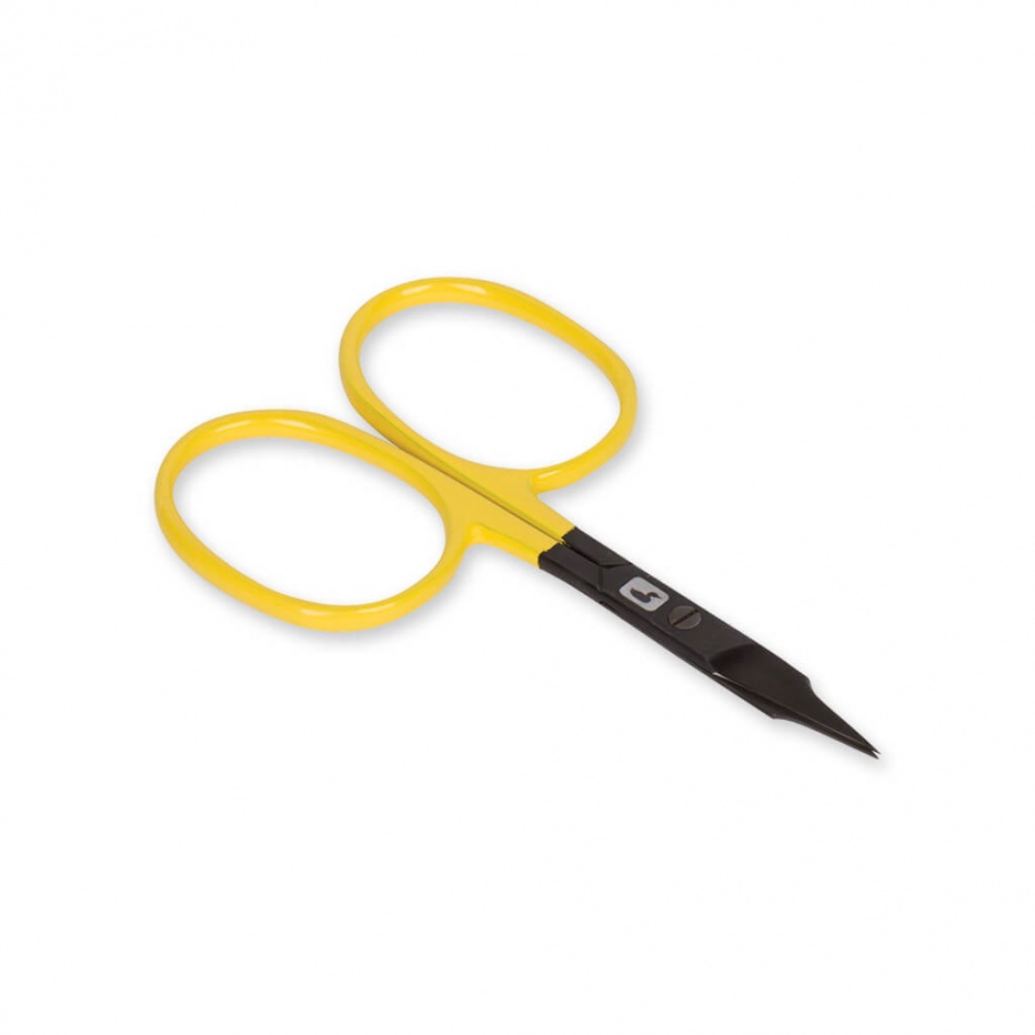 Loon Outdoors Ergo Precision Scissors Yellow Fly Tying Tools