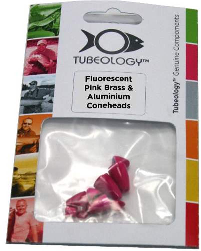 Tubeology Spares Coneheads Fluorescent Pink Fly Tying Materials