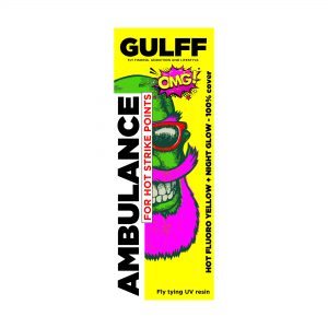Gulff Oy Uv Resin Ambulance Yellow 15Ml Fly Tying Tools